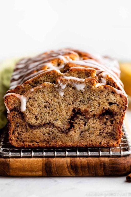 Cinnamon Swirl Banana Nut Bread