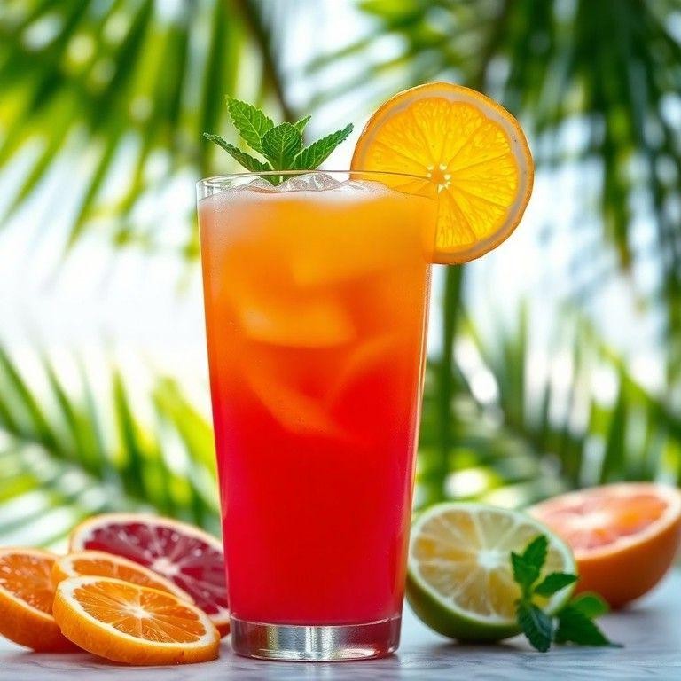 Citrus Burst Limeade with Orange and Grapefruit