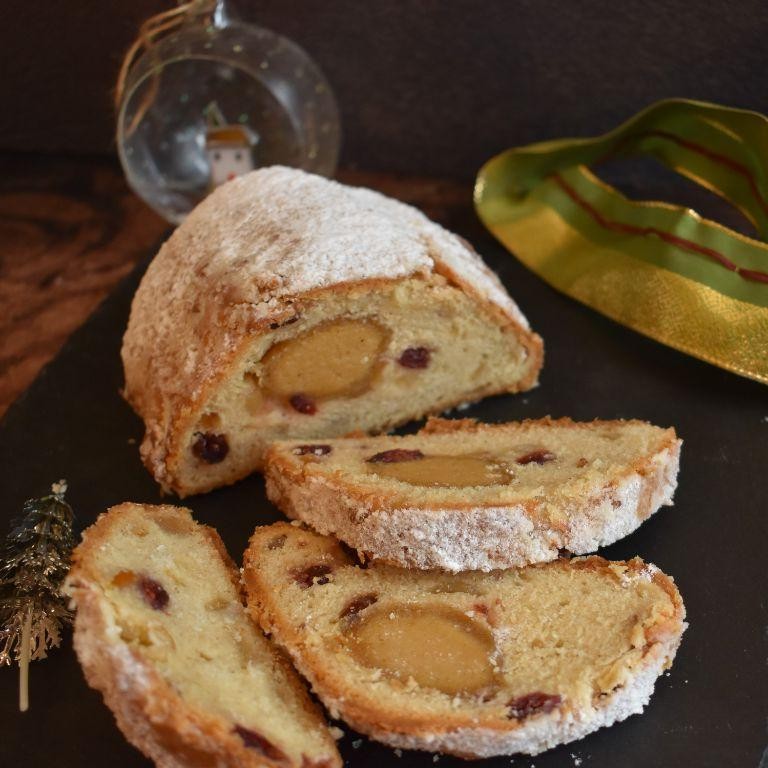 Citrus Glazed Christmas Stollen