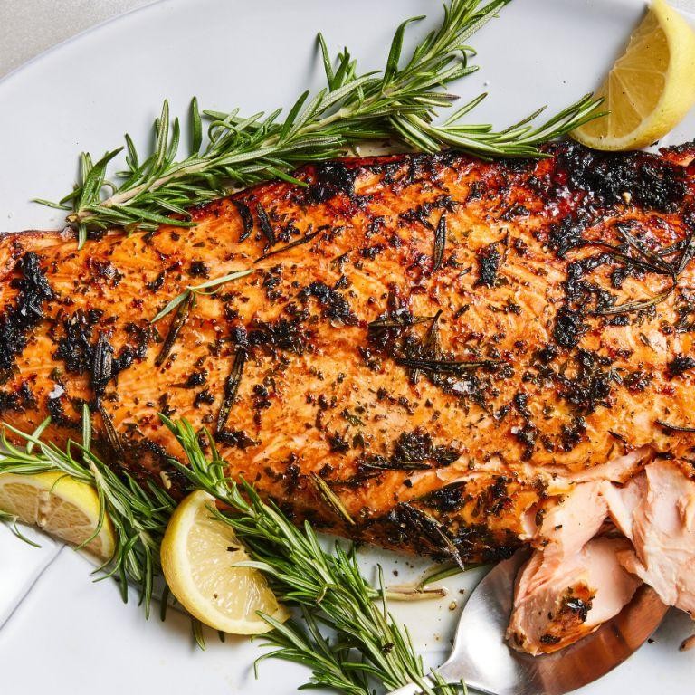 Citrus Herb Marinated Salmon