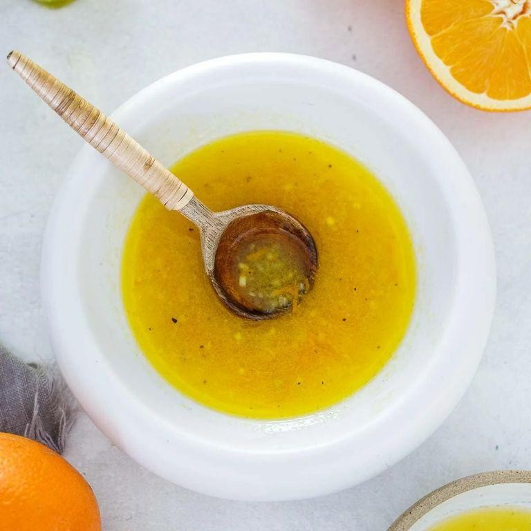 Citrusy Lemon Vinaigrette with Orange Zest