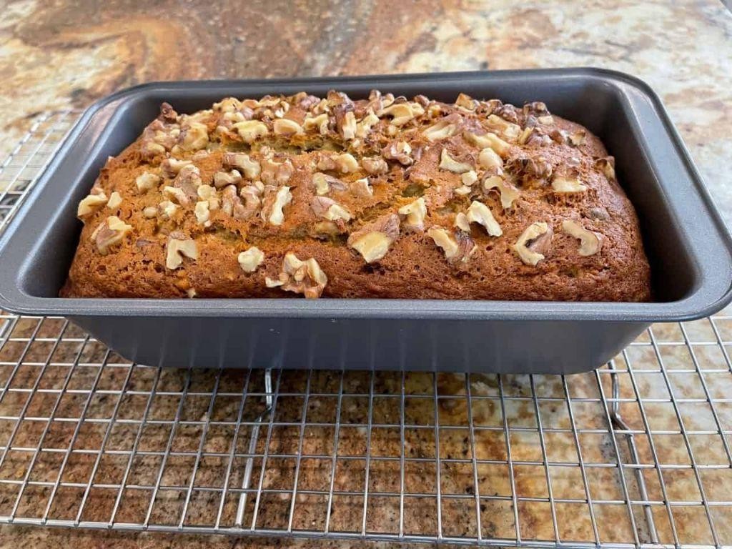 Classic Banana Nut Bread with Walnuts
