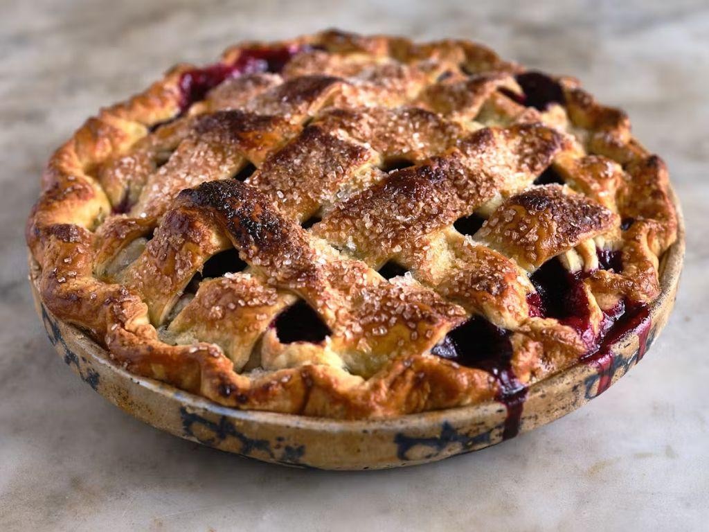Classic Blackberry Pie with Flaky Crust