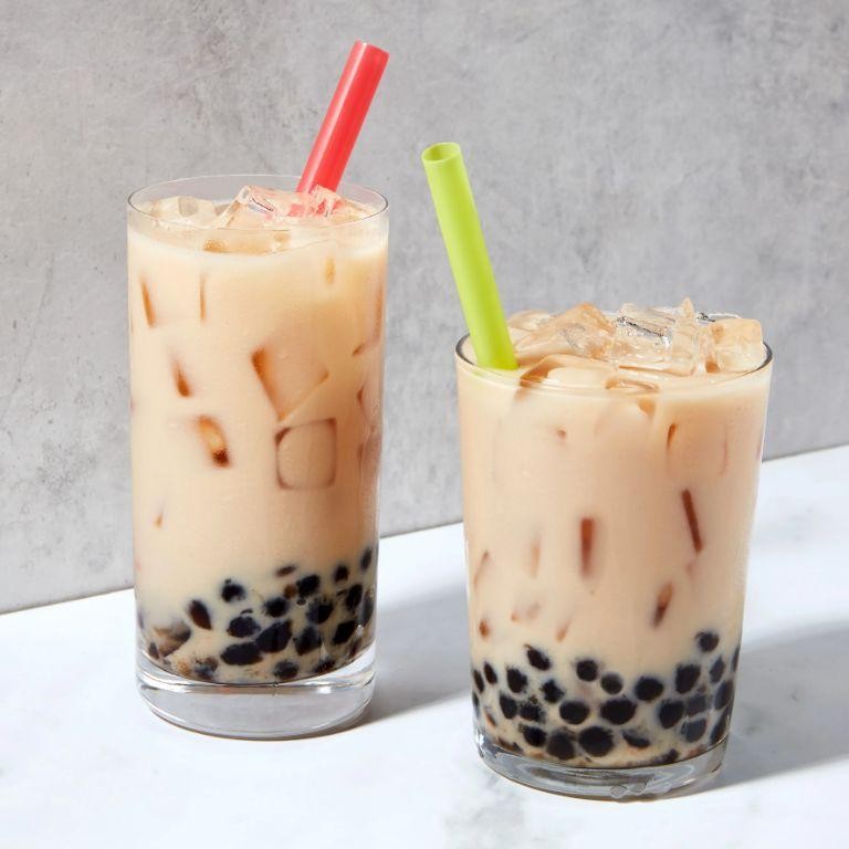 Classic Bubble Milk Tea with Tapioca Pearls