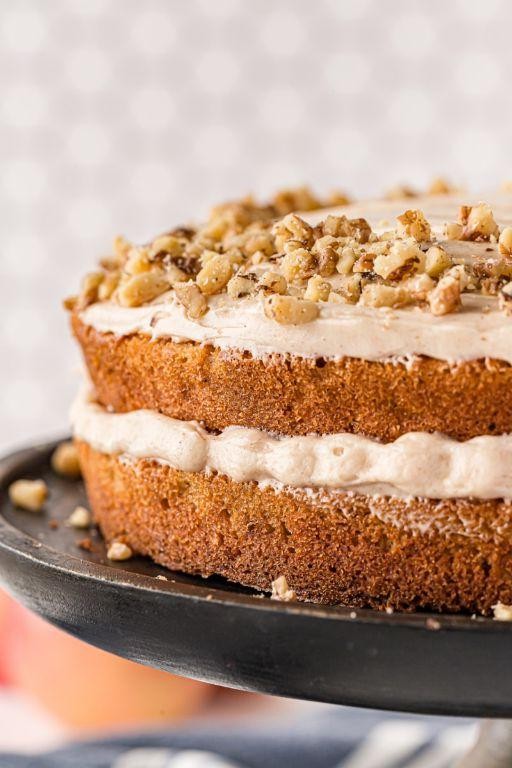 Classic Cinnamon Spice Cake with Cream Cheese Frosting