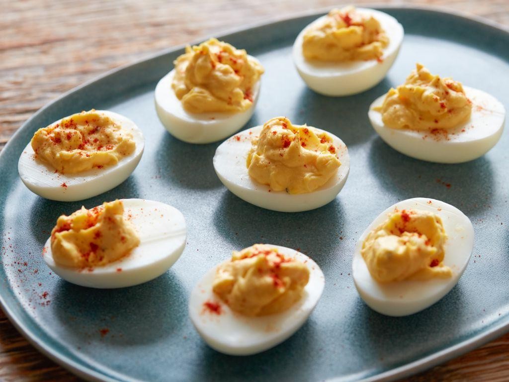 Classic Deviled Eggs with Paprika