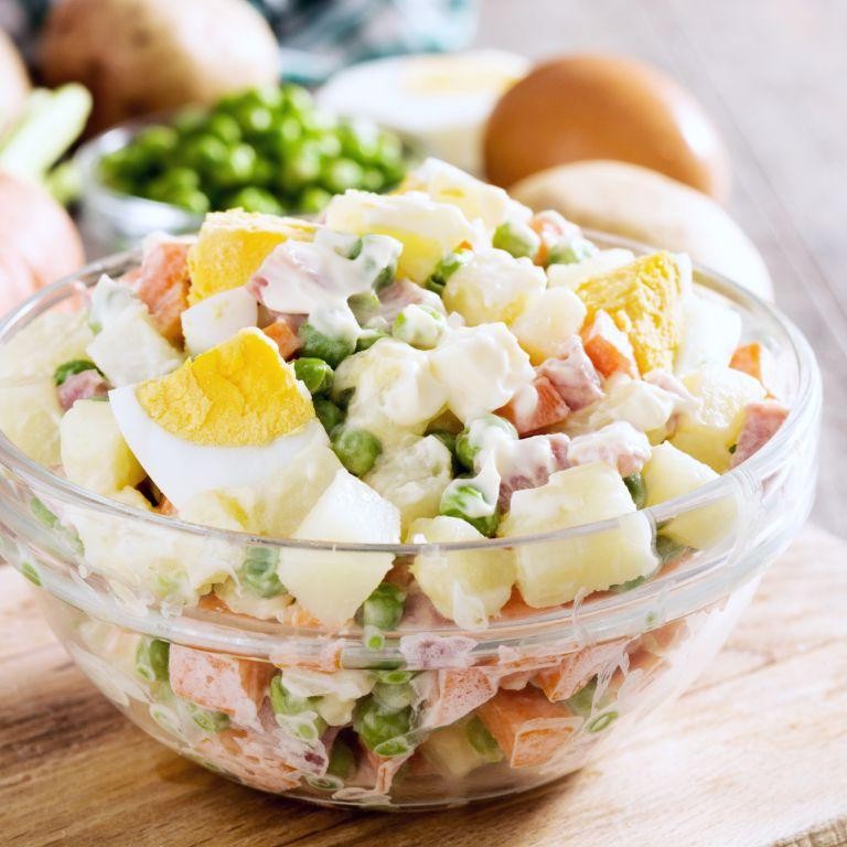 Classic Ham and Potato Salad