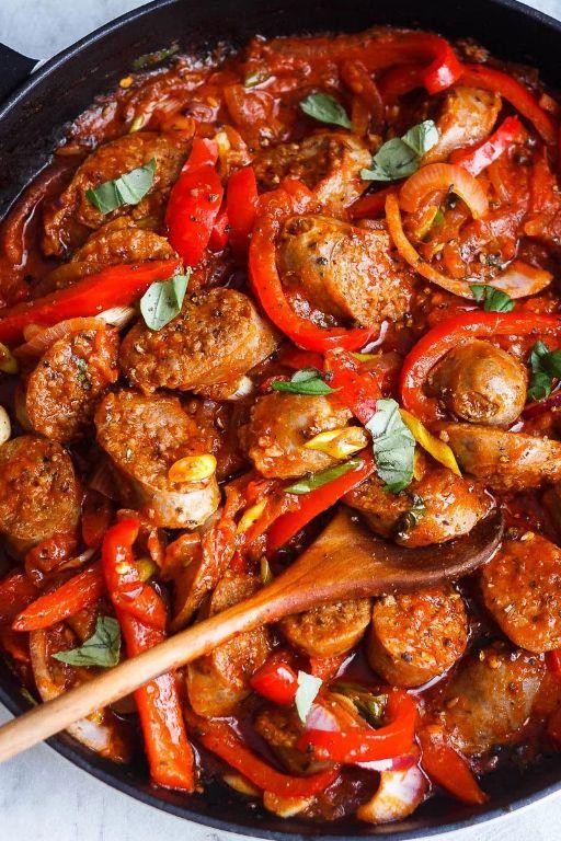 Classic Italian Sausage and Peppers Skillet