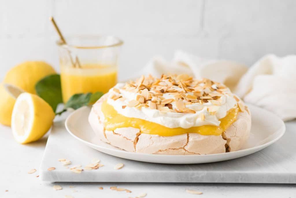 Classic Lemon Curd Pavlova