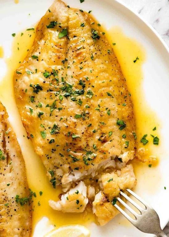 Classic Pan Fried Haddock with Lemon Butter Sauce