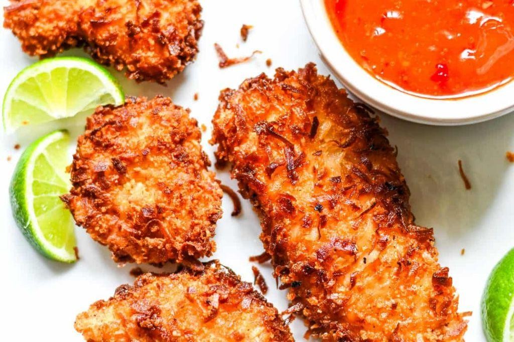 Coconut Crusted Fried Red Snapper