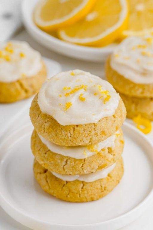 Coconut Flour Lemon Cookies