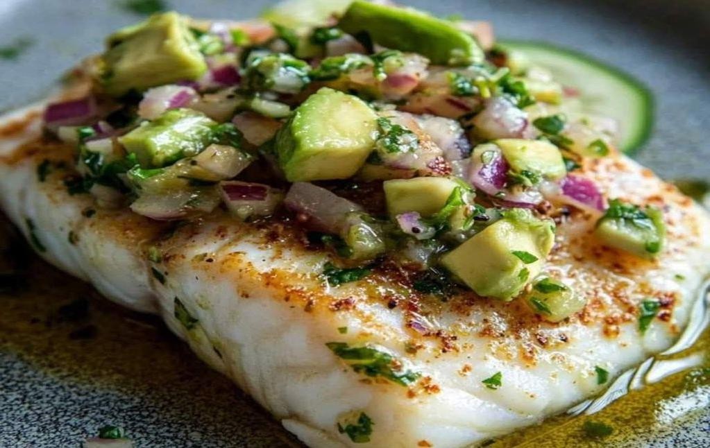 Coconut Lime Grilled Cod