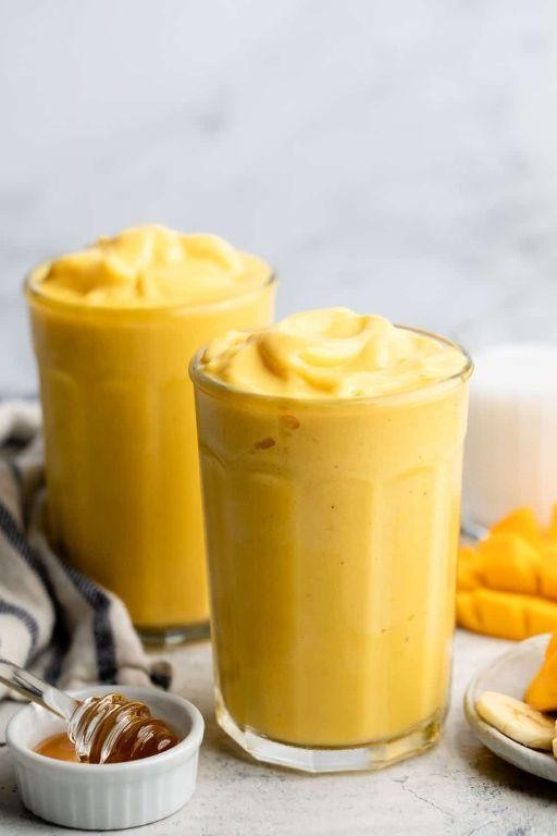 Coconut Mango Cream Smoothie