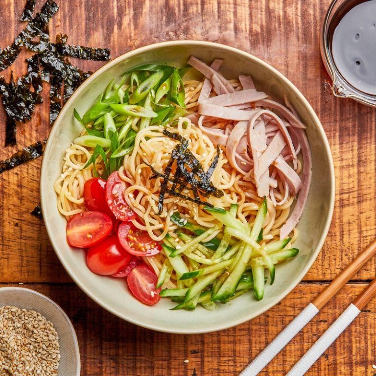 Cold Sesame Ramen Salad