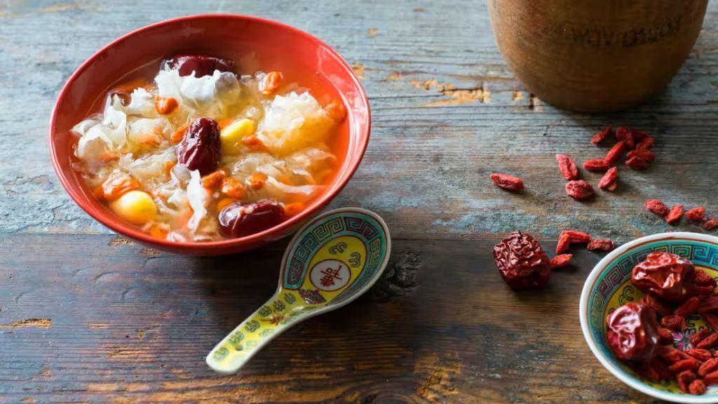 Cordyceps and Goji Berry Congee