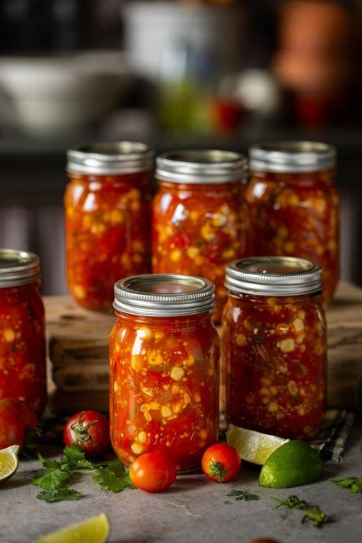Corn and Canned Tomato Salsa