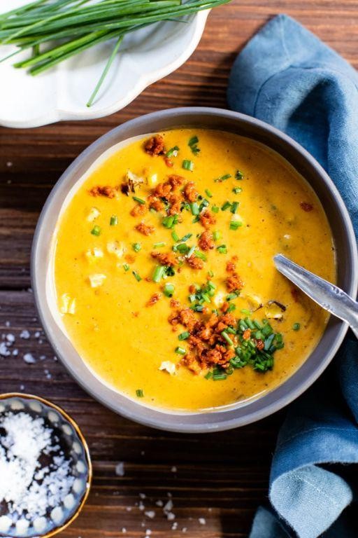 Corn and Sweet Potato Soup