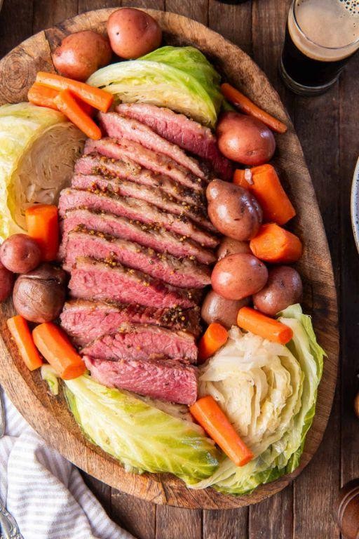 Corned Beef and Cabbage with Guinness