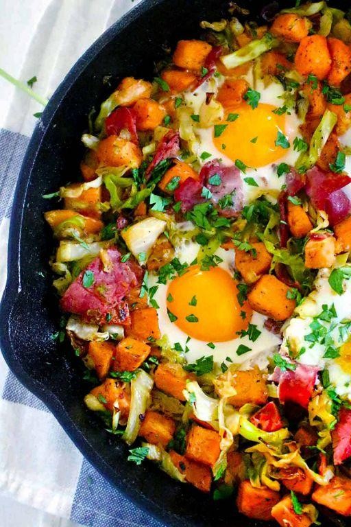 Corned Beef and Cabbage with Sweet Potatoes