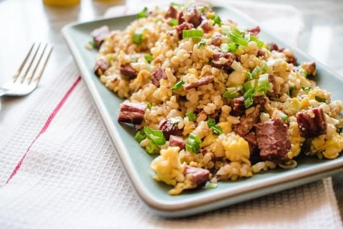 Corned Beef and Egg Fried Rice