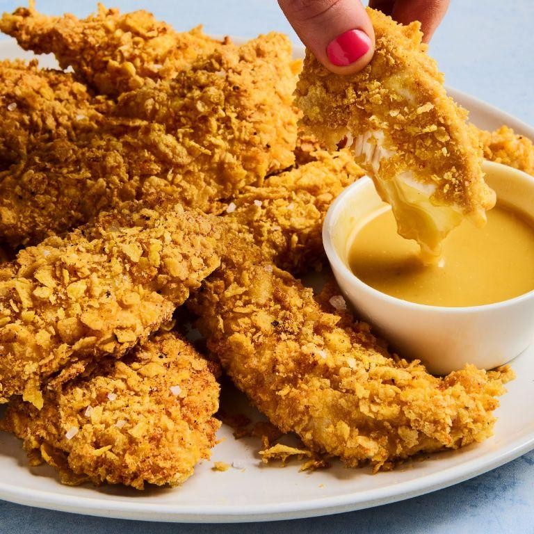Cornflake-Crusted Chicken Fingers