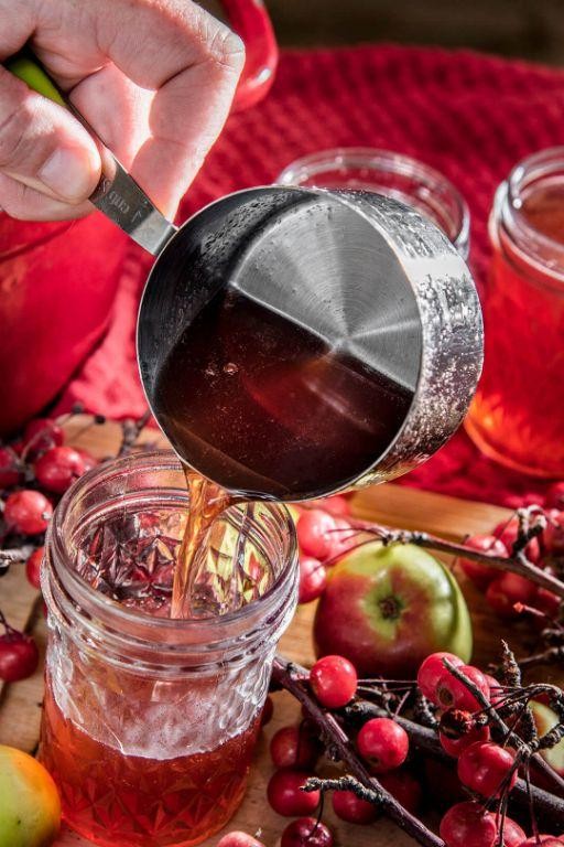 Crab Apple and Ginger Cordial