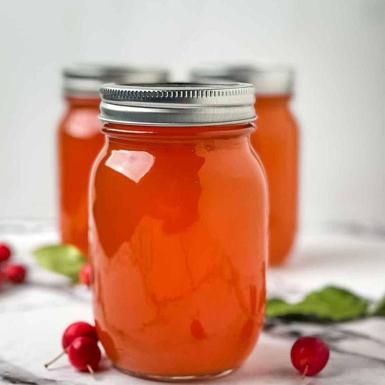 Crab Apple and Vanilla Bean Syrup