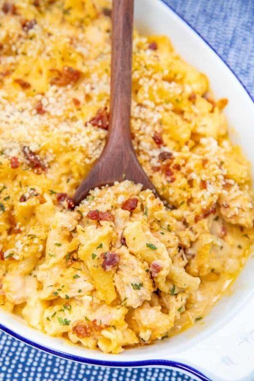 Crack Chicken Breast Mac and Cheese