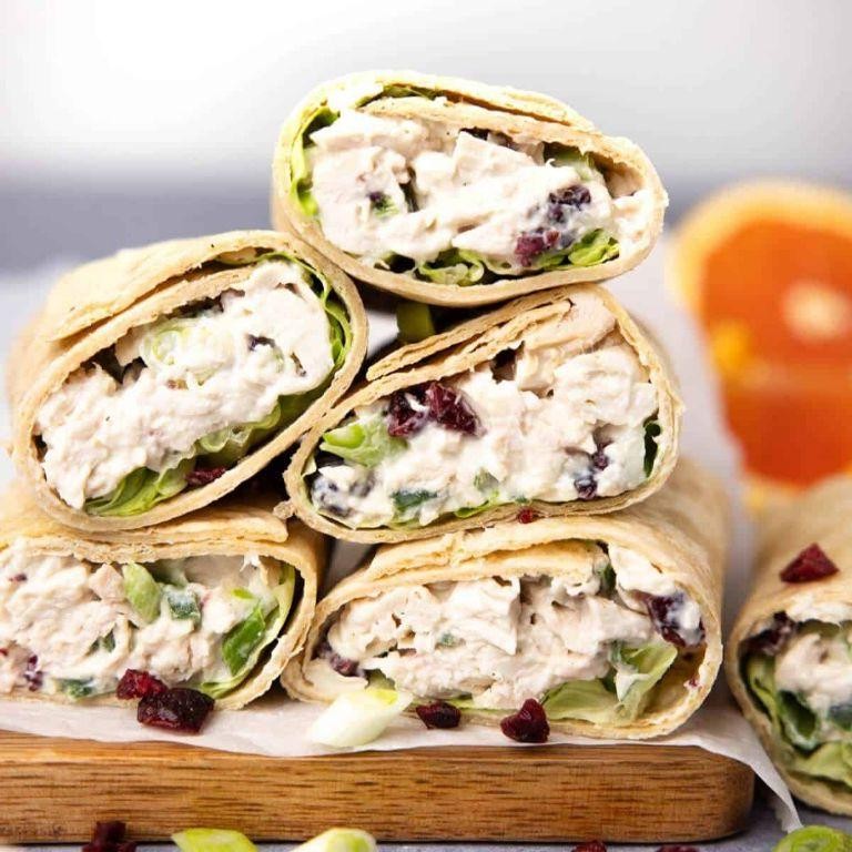 Crack Chicken Breast Salad Wraps