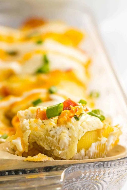 Crack Chicken Breast Stuffed Shells