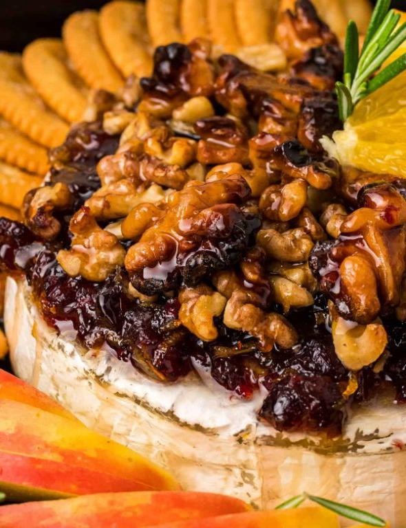 Cranberry Walnut Brie Baker