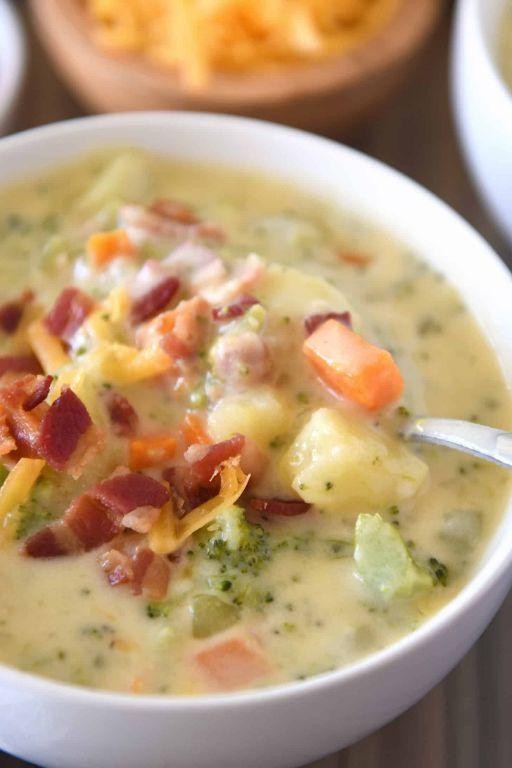 Creamy Bacon and Broccoli Soup