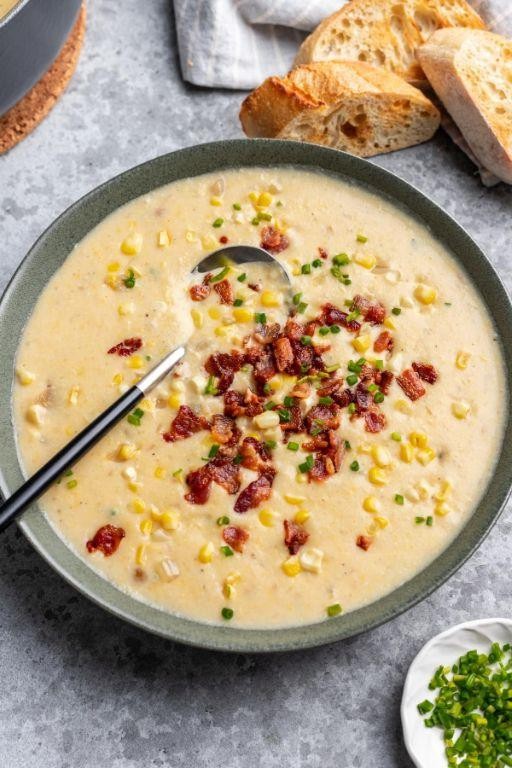 Creamy Bacon and Corn Soup