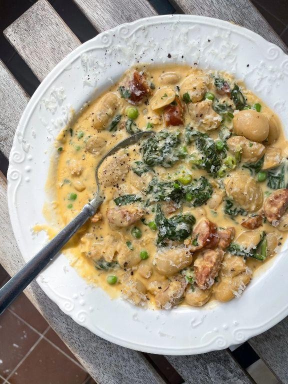 Creamy Butter Bean and Spinach Curry