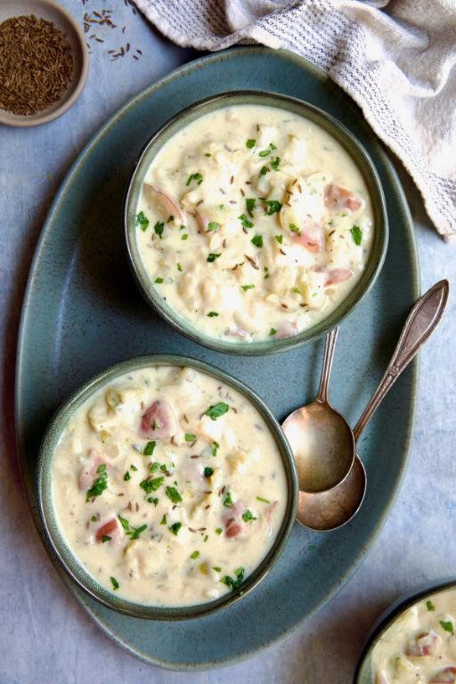 Creamy Cabbage Soup with Bacon