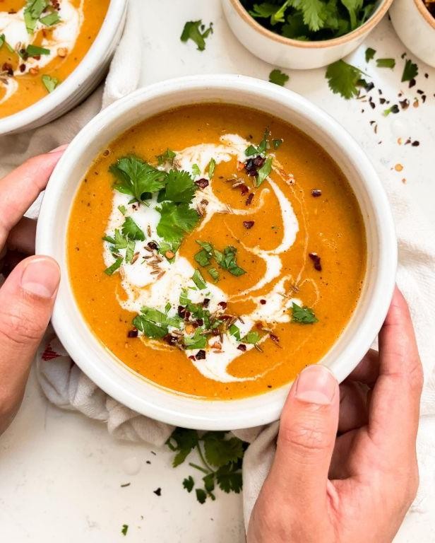 Creamy Canned Lentil Soup