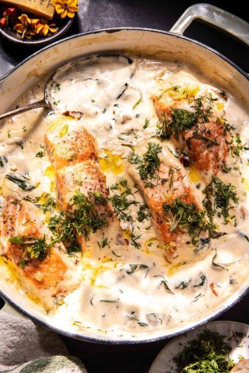 Creamy Garlic Parmesan Salmon