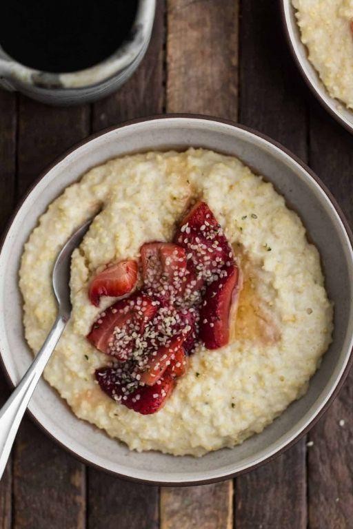 Creamy Millet Porridge with Berries