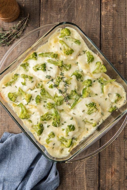 Creamy Potato and Broccoli Casserole