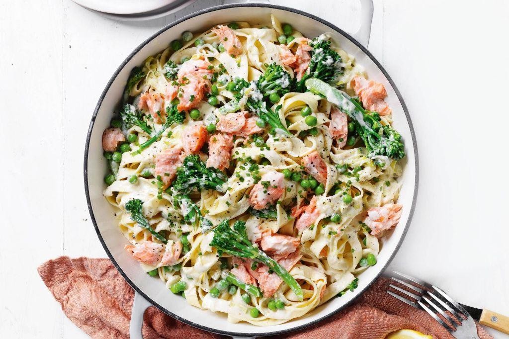 Creamy Smoked Trout Pasta