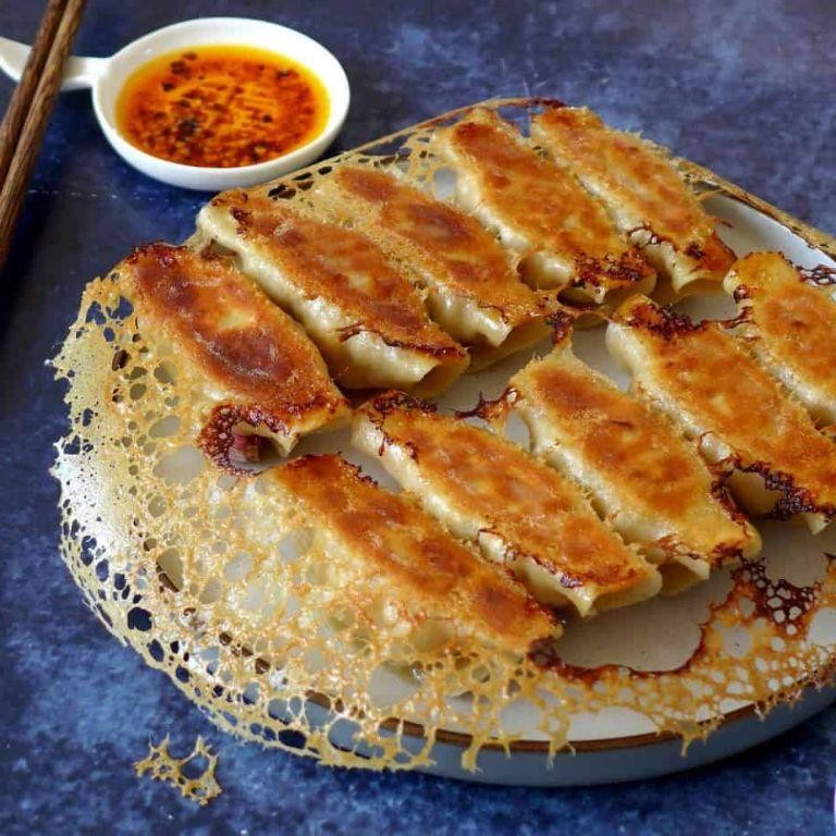 Crispy Chicken and Corn Pot Stickers