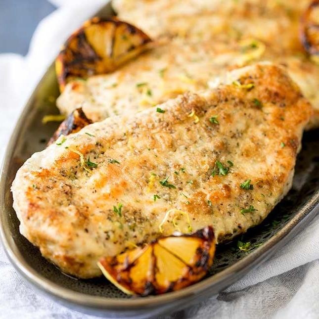 Crispy Lemon Pepper Chicken Breast