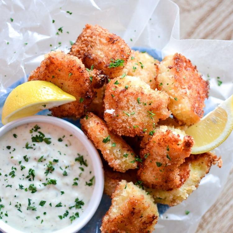 Crispy Rainbow Trout with Tartar Sauce