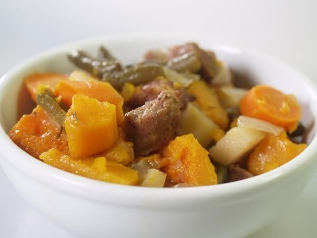 Crockpot Sausage and Butternut Squash Stew