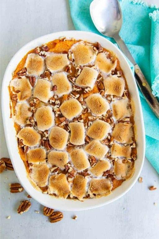 Crockpot Sweet Potato and Pineapple Casserole