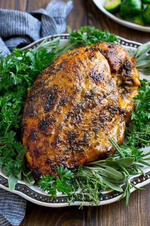 Crockpot Turkey Breast with Herbs