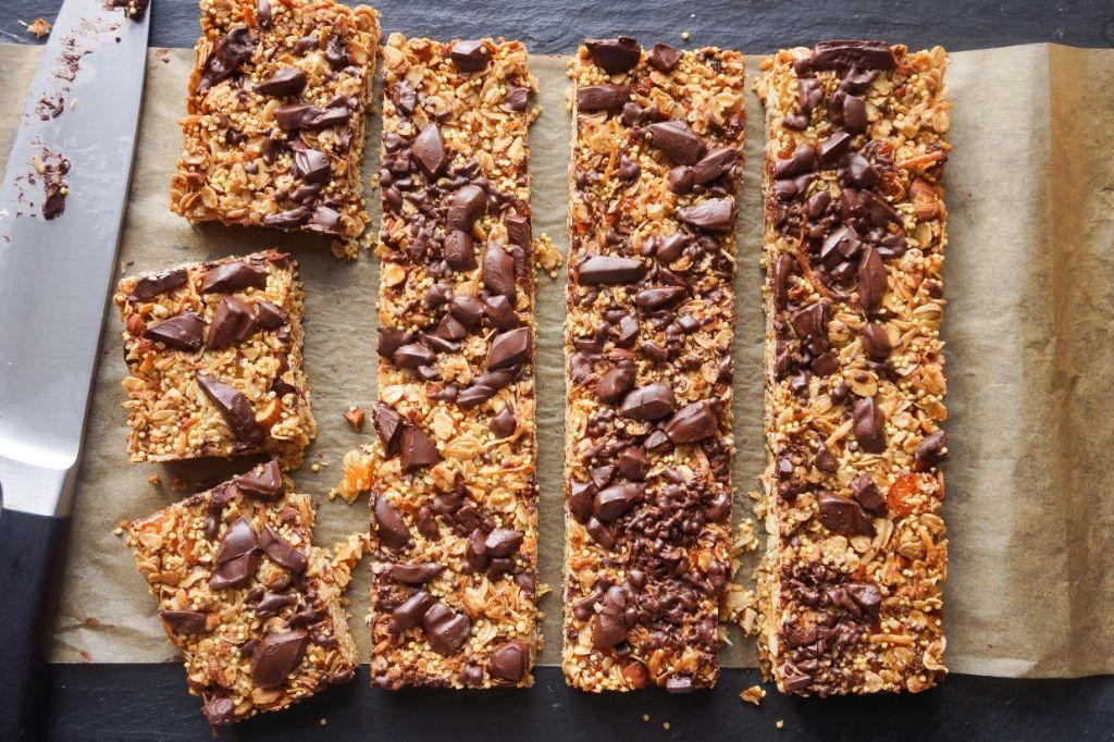 Crunchy Millet Granola Bars