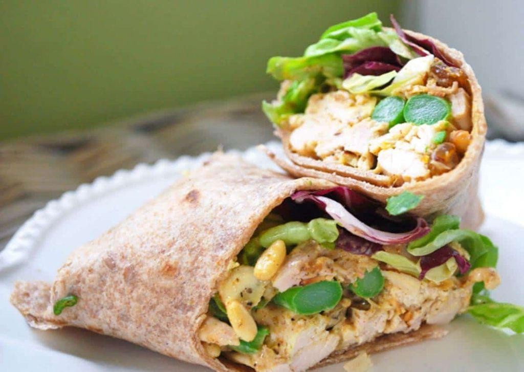 Curried Chicken Salad Wrap