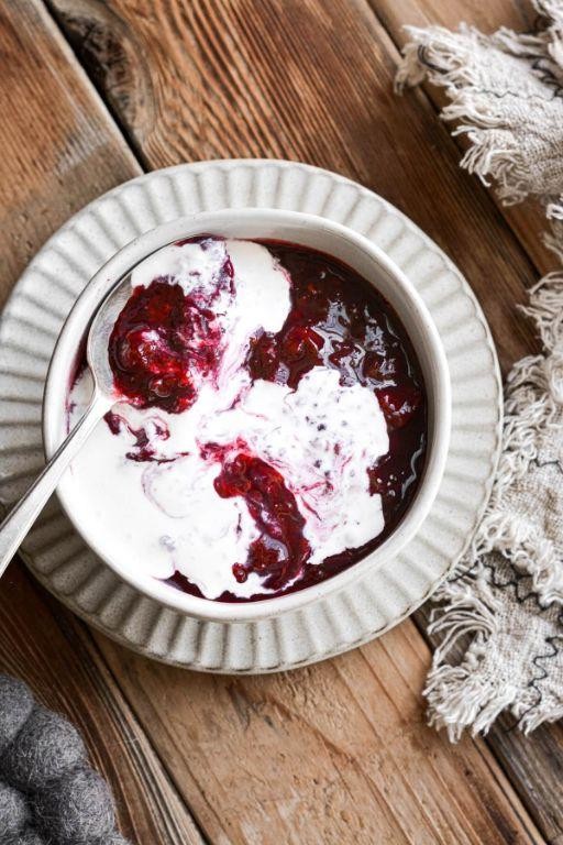 Danish Red Berry Pudding (Rødgrød)